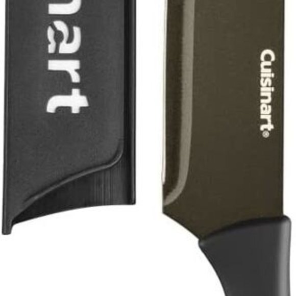 Cuisinart Advantage 10 Piece Ceramic Coated Knife Set with Blade Guards, black - Picture 4 of 8